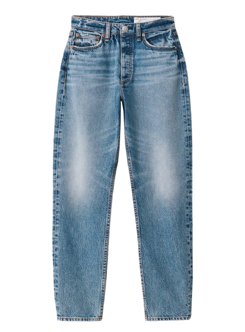 Rag & Bone Ryan high-rise tapered jeans Sz 26 Norwalk Blue Denim